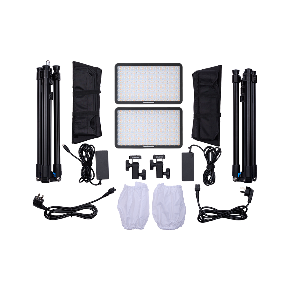 amaran Pano 60c 2-Light Kit (Charcoal)