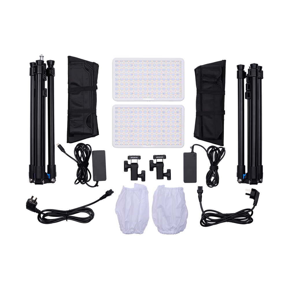 amaran Pano 60c 2-Light Kit (White)